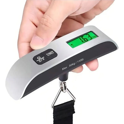 Báscula Digital Portátil para Equipaje P-508 con Pantalla LCD y Diseño Compacto