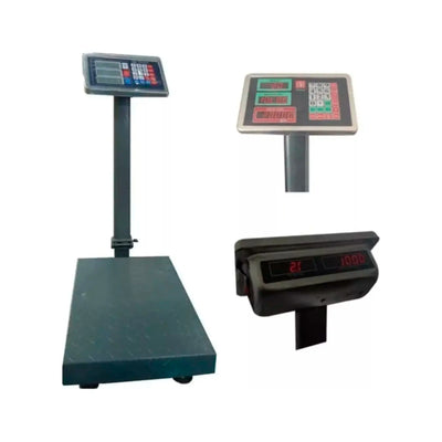 Báscula Digital de Plataforma TCS-K1 100KG Recargable con Pedestal - Tienvir