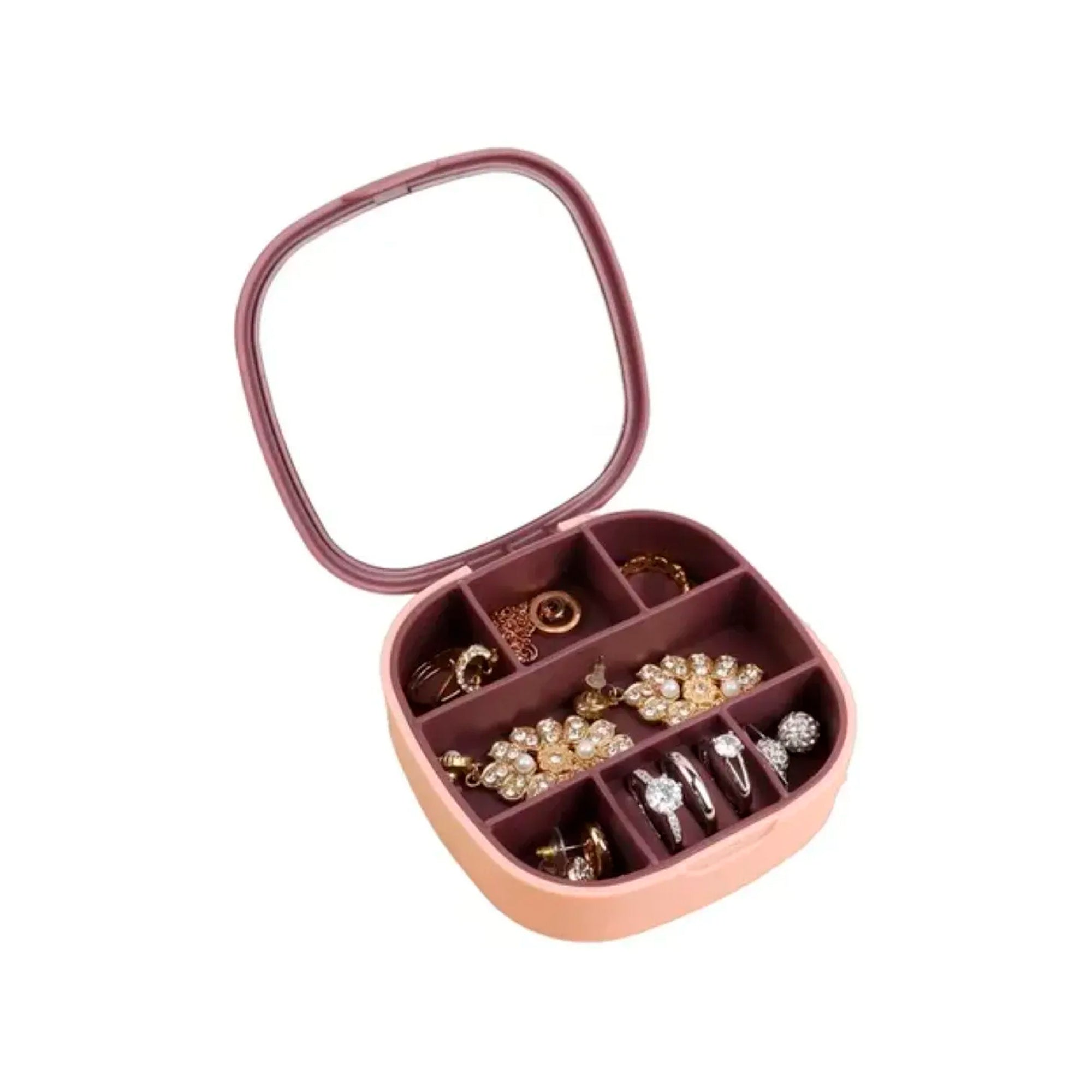 Joyero Organizador de Joyas con Espejo LD-988 Multifuncional - Tienvir