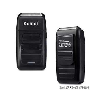 Afeitadora Kemei KM-1102 Recargable – Acabado Profesional al Ras - Tienvir