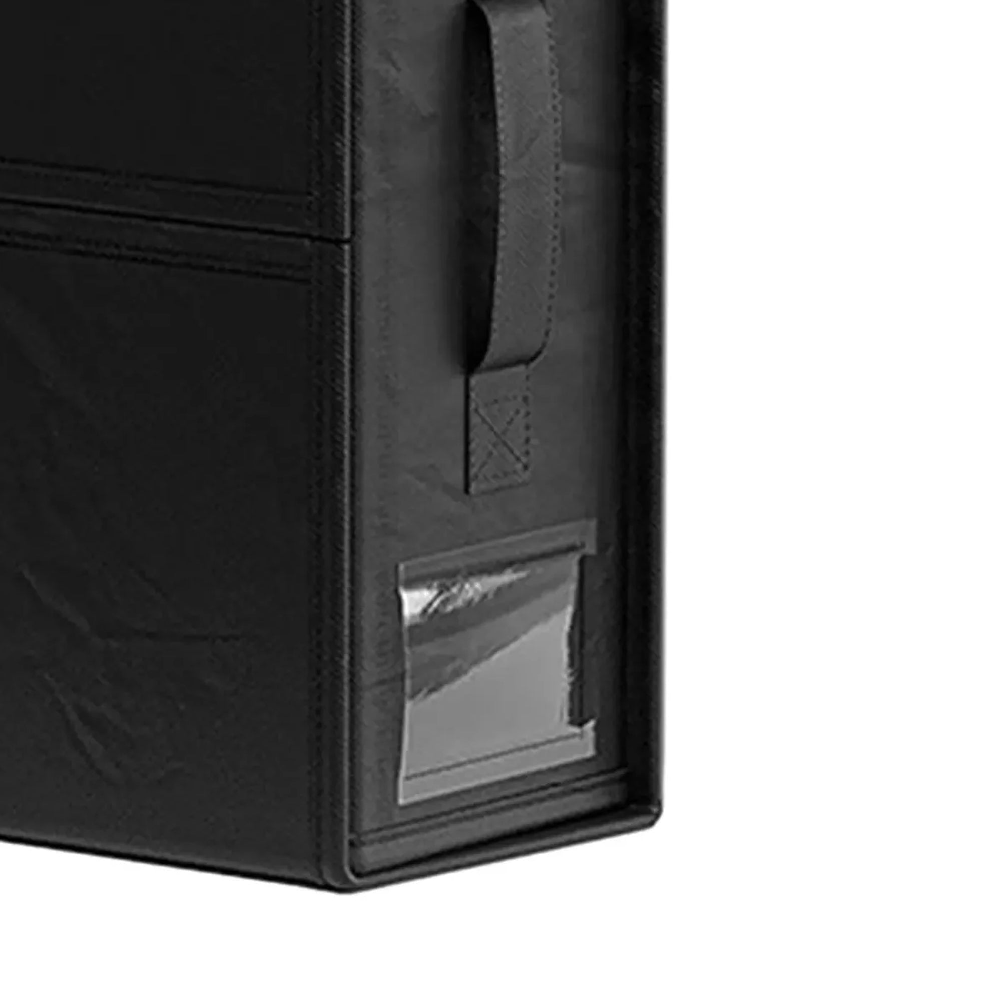Organizador de Tela Oxford para Ropa de Cama con Ventana Transparente y Cremallera