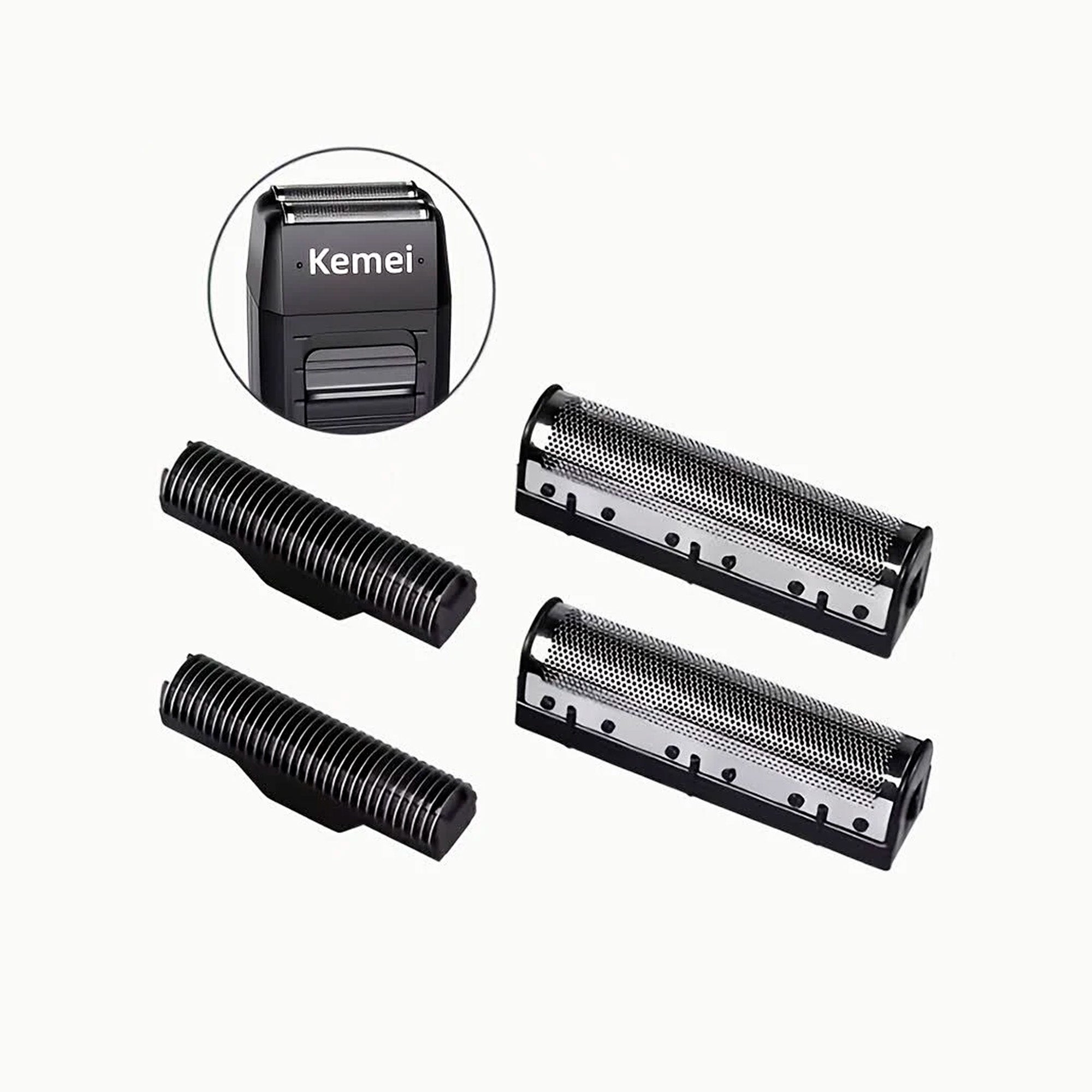 Afeitadora Kemei KM-1102 Recargable – Acabado Profesional al Ras - Tienvir