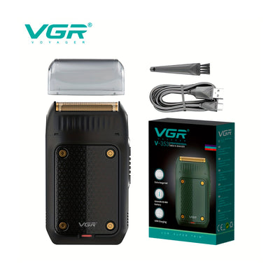Afeitadora VGR V-353 Recargable – Acabado al Ras Compacto - Tienvir