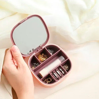 Joyero Organizador de Joyas con Espejo LD-988 Multifuncional - Tienvir