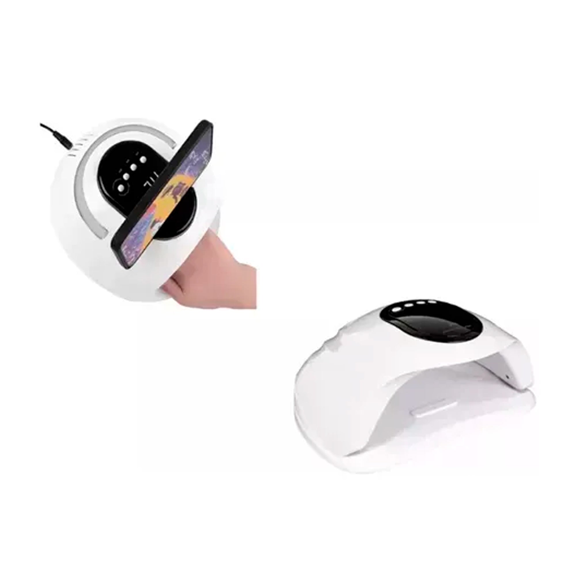 Lámpara UV/LED para Uñas Z9 con Soporte para Celular y Pantalla Digital - Tienvir