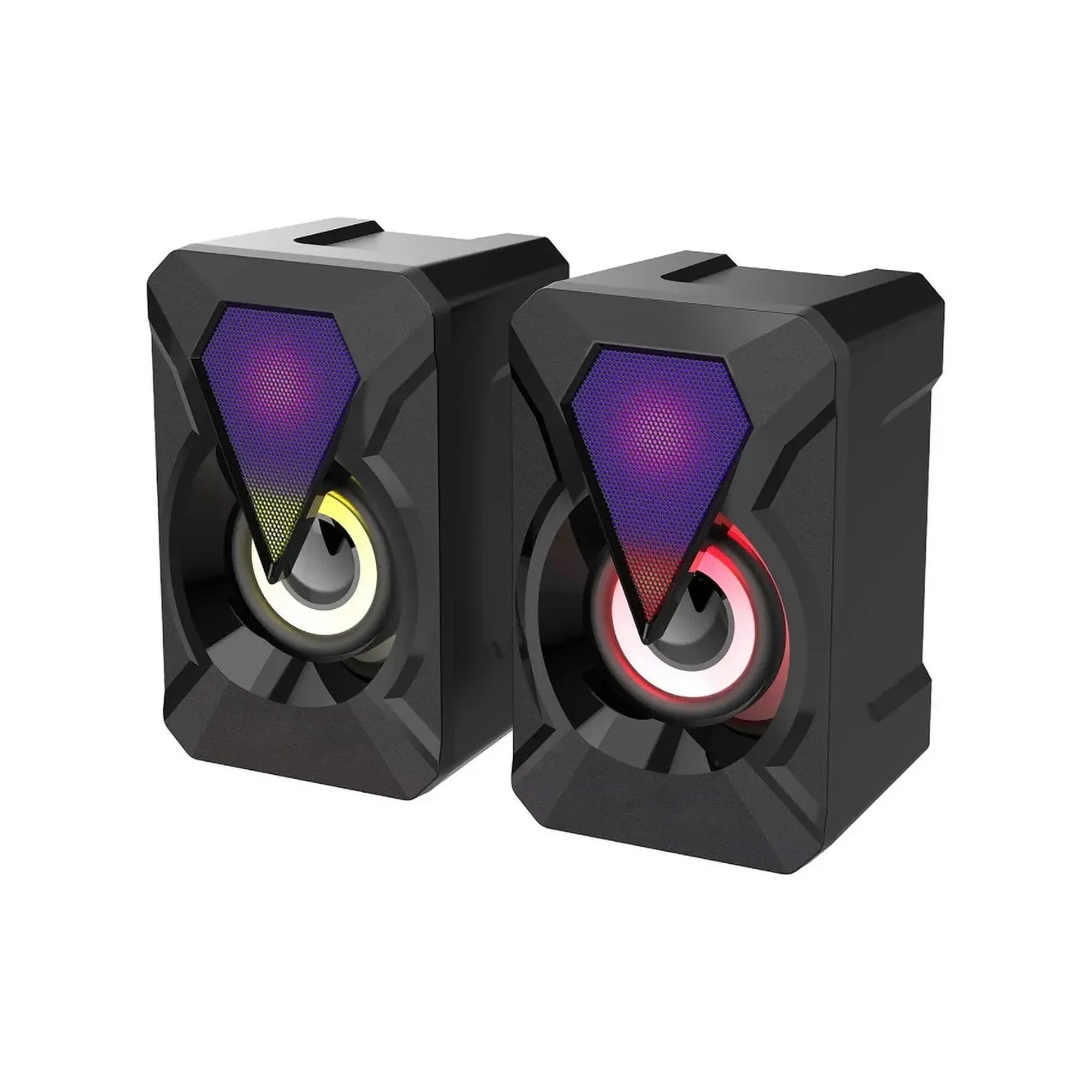 Parlantes Gamer para PC con Iluminación LED RGB