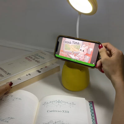 Lámpara LED de Escritorio Recargable MS-13 con Brazo Flexible - Tienvir