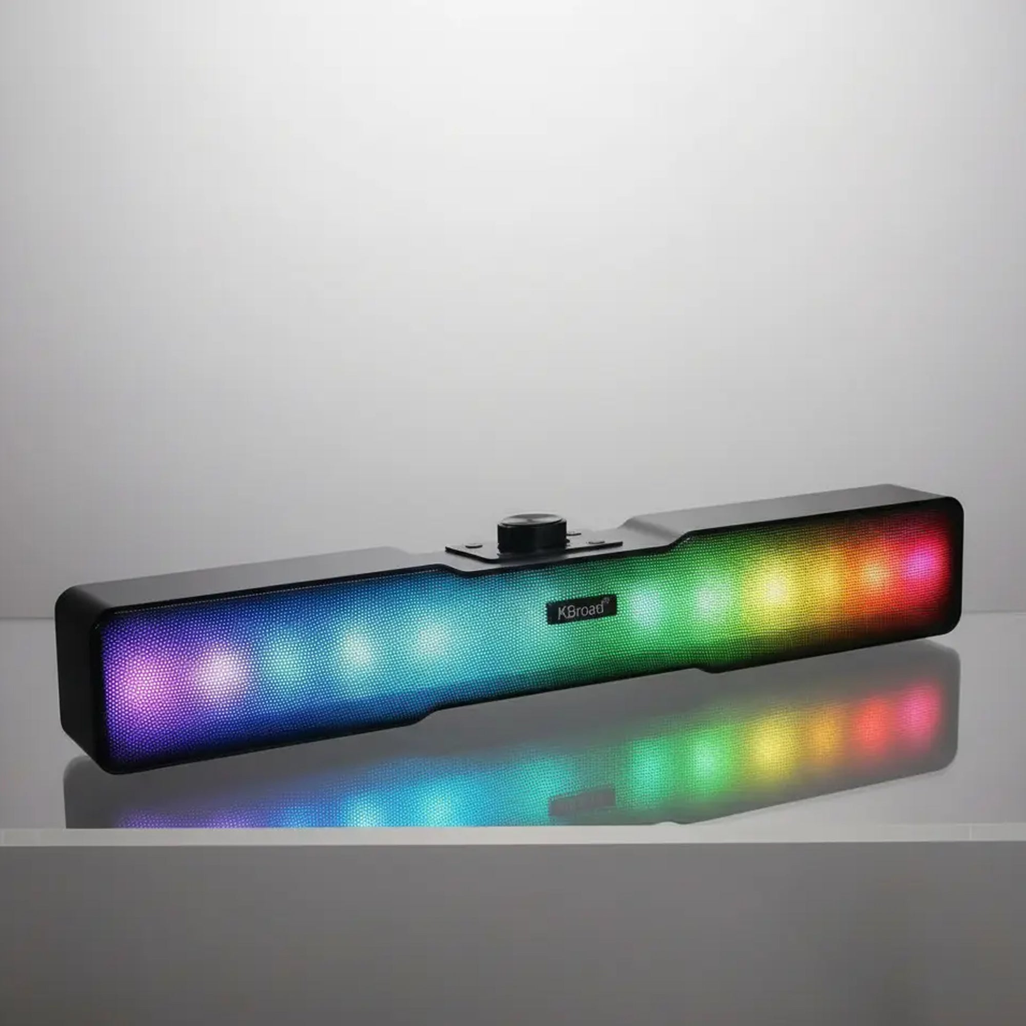 Parlante Bluetooth GTS-1363 Portátil Recargable con Luces RGB y Sonido Estéreo