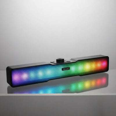 Parlante Bluetooth GTS-1363 Portátil Recargable con Luces RGB y Sonido Estéreo