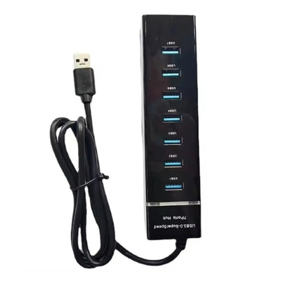 Hub USB de 7 Puertos Q-507 Multipuerto Plug & Play con Diseño Compacto