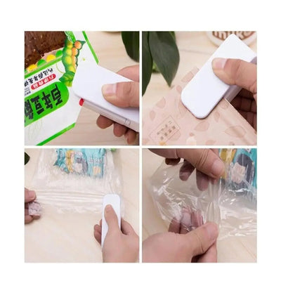 Selladora Mini para Bolsas MJP-198 Recargable con Calentamiento Instantáneo