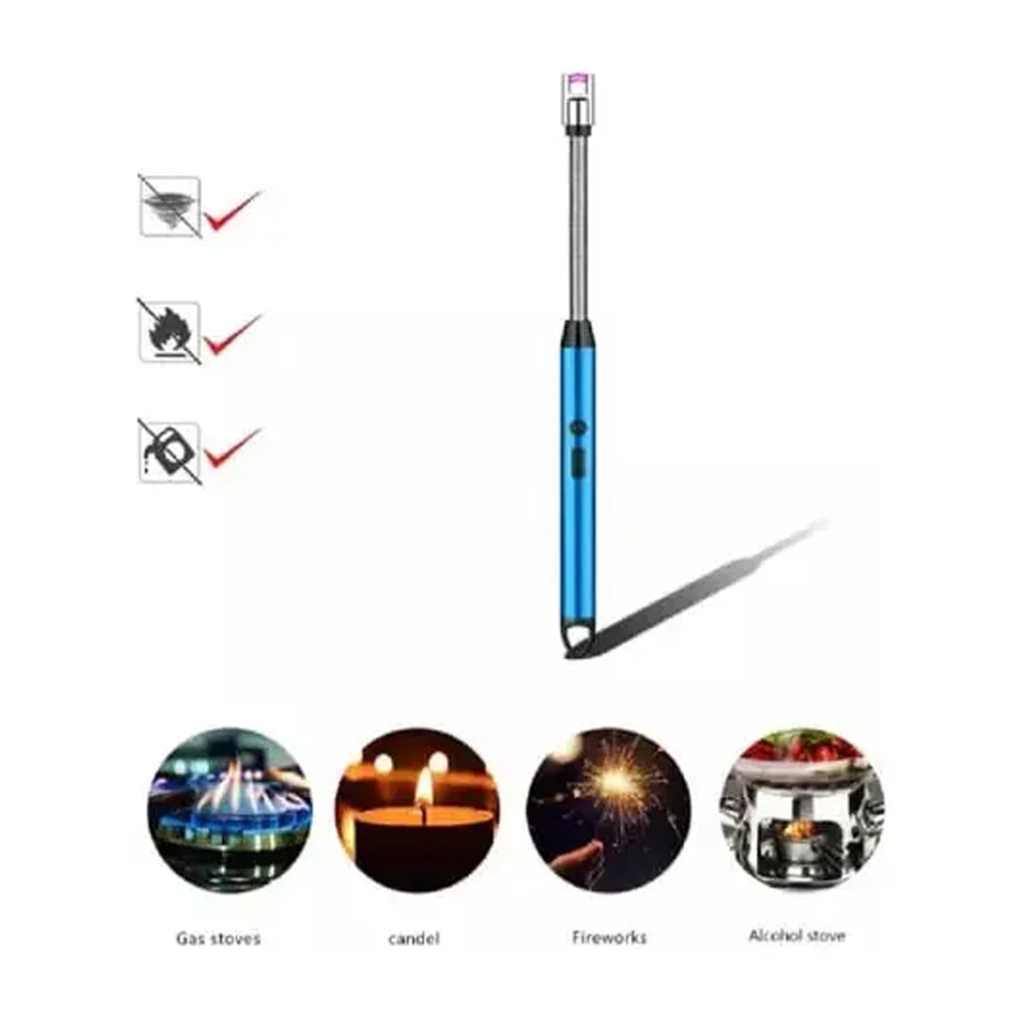 Encendedor Eléctrico Recargable USB XH-706 Flexible