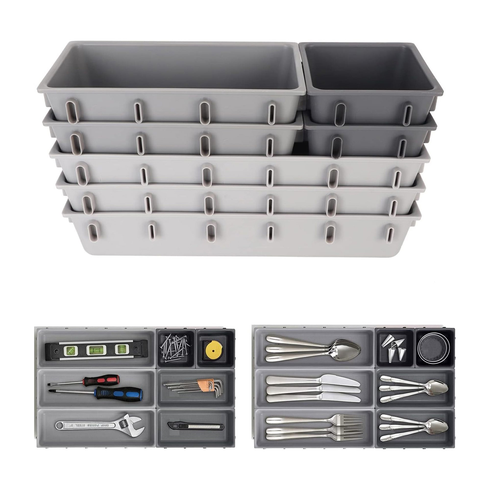 Organizador Modular Interconectable para Cajones con Diseño Ajustable