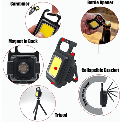 Mini Linterna Clip Led Recargable - Tienvir