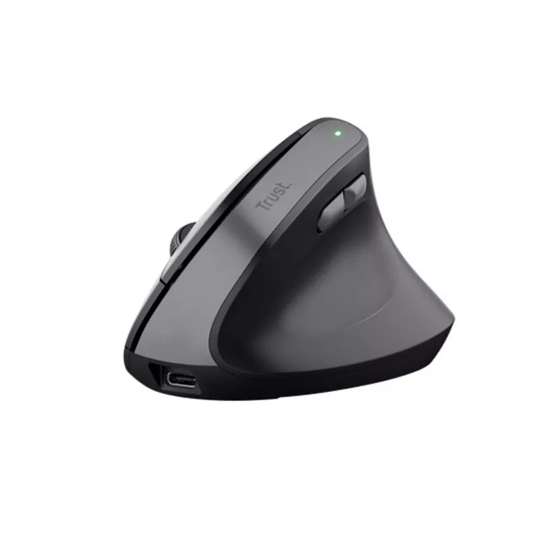 Trust Bayo – Mouse Ergonómico Inalámbrico Recargable • 800-2400 DPI