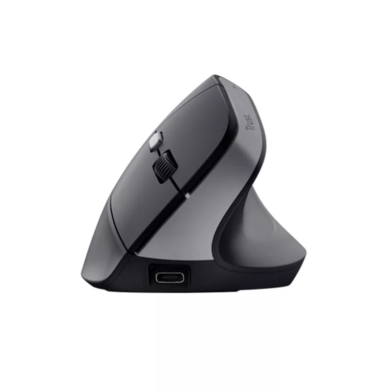 Trust Bayo – Mouse Ergonómico Inalámbrico Recargable • 800-2400 DPI