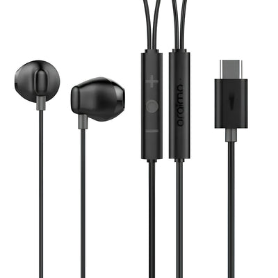 Audífonos Ergonomicos Tipo C Ultra Duraderos Halo Airy Negros - Tienvir