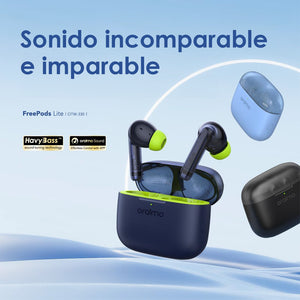 Audífonos Bluetooth 5.3 FreePods Lite Negros