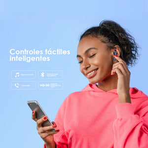 Audífonos Bluetooth 5.3 FreePods Lite Negros