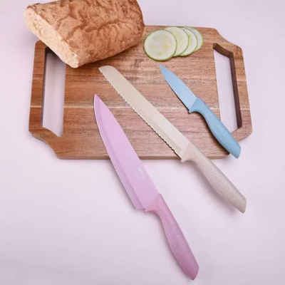 Kit Cuchillos con Pelador y Tijeras - Tienvir