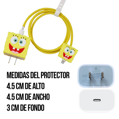 Protector para Cable y Cargador USB Antidoblez de Silicona