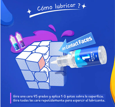 Lubricante de Mantenimiento para Cubos Rubik Gan No. 1 - Tienvir