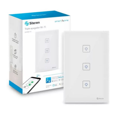Switch Interruptor Inteligente Triple Shome 113 - Tienvir