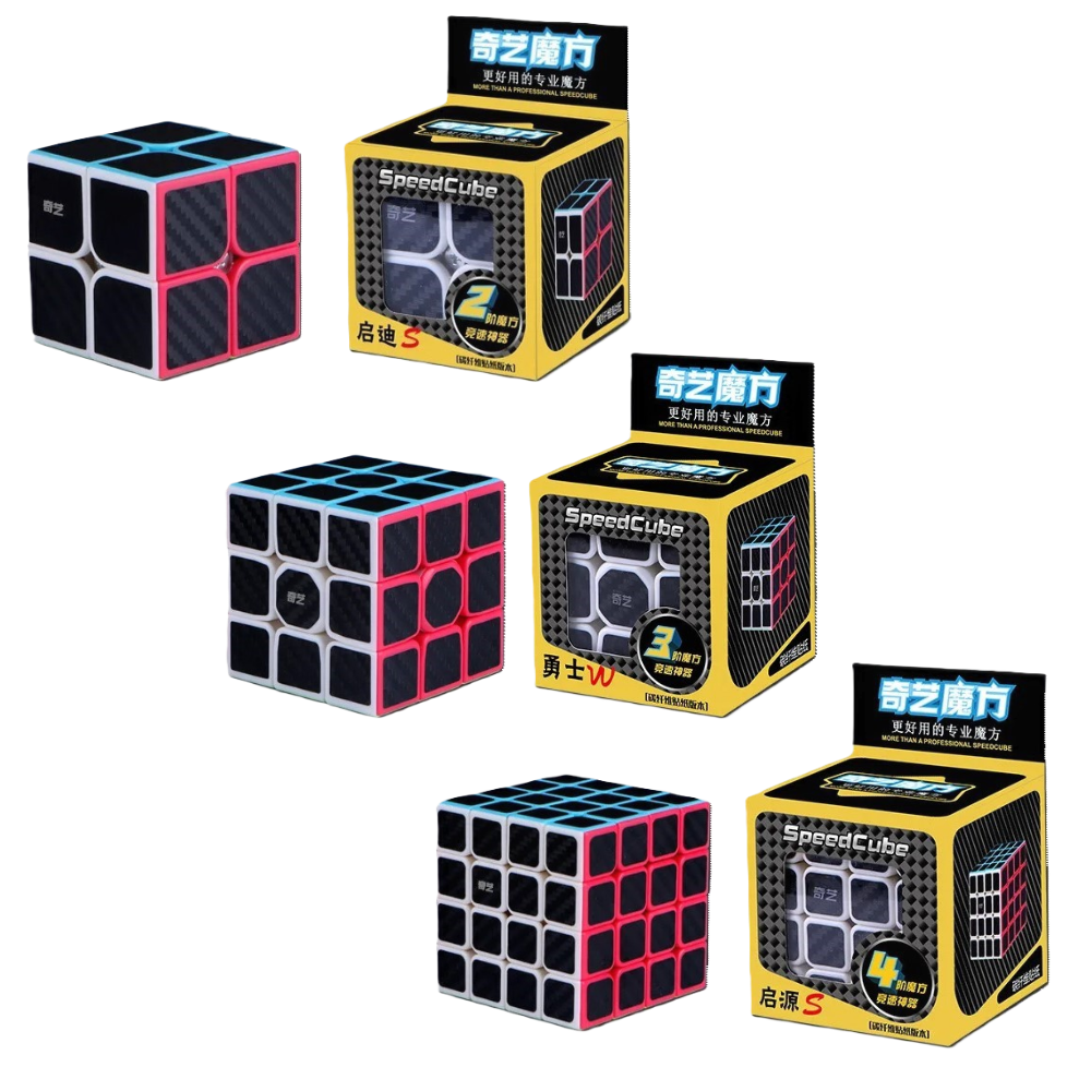 Set Cubos Rubik QiYi 2x2+3x3+4x4 Promo