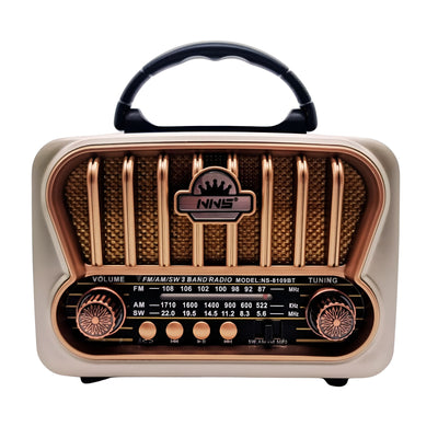 RADIO PARLANTE VINTAGE NS 8109 BT - Tienvir
