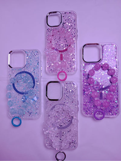 Carcasa Estuche Case para Iphone Escarcha +Manilla Gratis - Tienvir