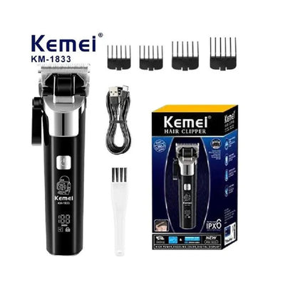 Maquina Rasuradora profesional para Hombres pantalla Digital recargable  Kemei KM-1833 - Tienvir