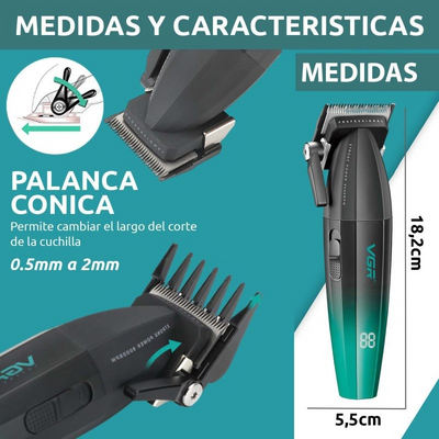 MAQUINA CORTAR PELO PROFESIONAL VGR V-003 - Tienvir