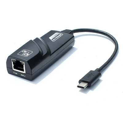 Adaptador RJ45 Puerto LAN A USB Tipo C Hasta 1000mbps - Tienvir