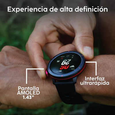 Cubitt x Reebok Smartwatch Gen2 AMOLED con GPS Negro - Tienvir