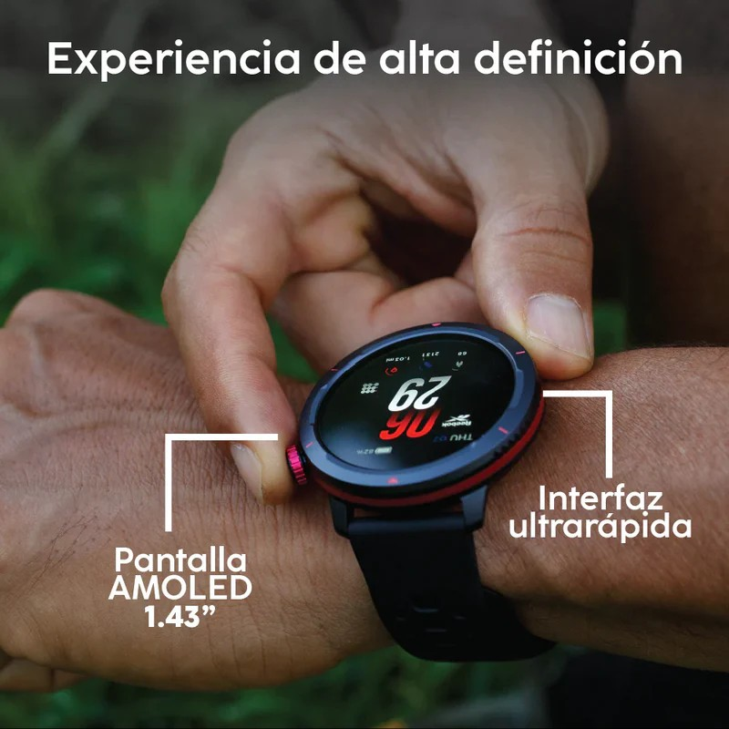 Cubitt x Reebok Smartwatch Gen2 AMOLED con GPS Negro