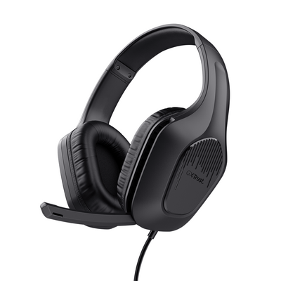 Audífonos de Diadema TRUST Alámbricos On Ear Zirox 3.5mm Negro - Tienvir
