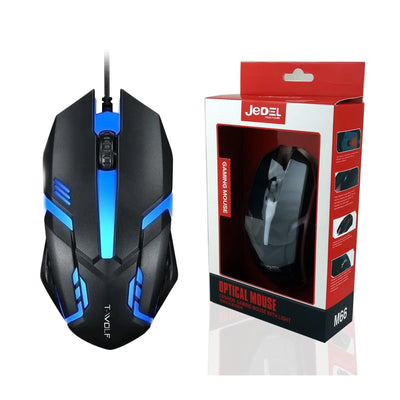 Mouse Gamer LED JEDEL USB - Tienvir