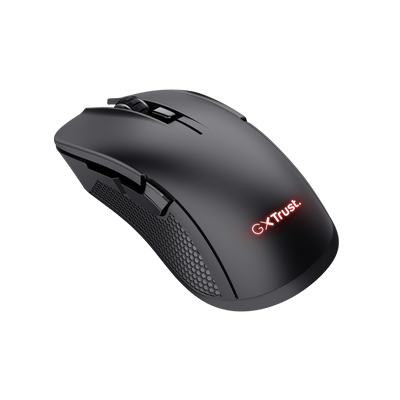 MOUSE TRUST GXT 923 YBAR GAMER INALAMBRICO NEGRO - Tienvir