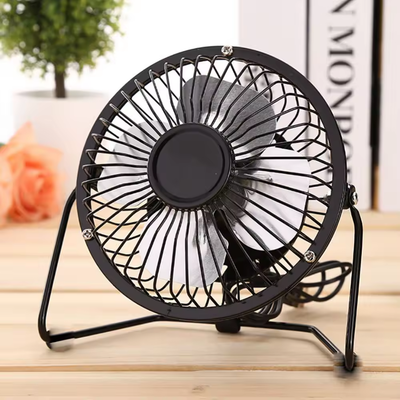 Mini Ventilador 4 Pulgadas Portátil Cable Usb Metálico - Tienvir