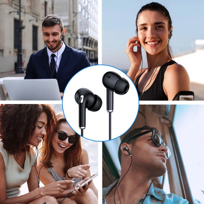 AUT123 Auriculares internos con cable y micrófono - Tienvir