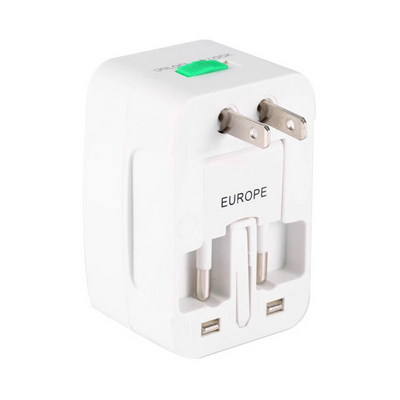 Adaptador Universal Enchufe Viajero Convertidor Toma Corriente - Tienvir