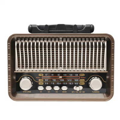 RADIO PARLANTE ANTIGUO ESTILO VINTAGE M-1232BT - Tienvir