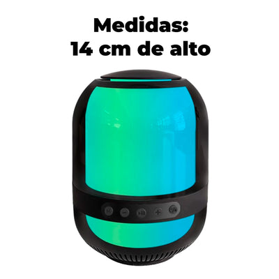 Parlante Bluetooth GTS-2149 Recargable con Luces RGB y Sonido Estéreo - Tienvir