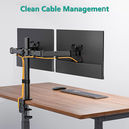 Soporte WALI Para 2 Monitores Hasta 27"