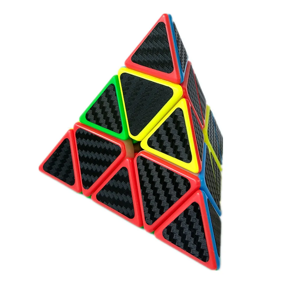 Piramide Rubik Qiyi Pyramix Fibra de Carbono