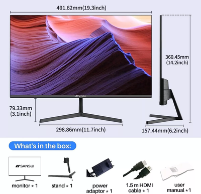 SANSUI 22 PULGADAS 75Hz 5ms FHD - Tienvir