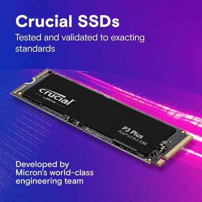 SSD M.2 CRUCIAL P3 PLUS 1TB GEN4 - Tienvir