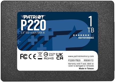 SSD 1TB P220 SATA III 550MB/S - Tienvir