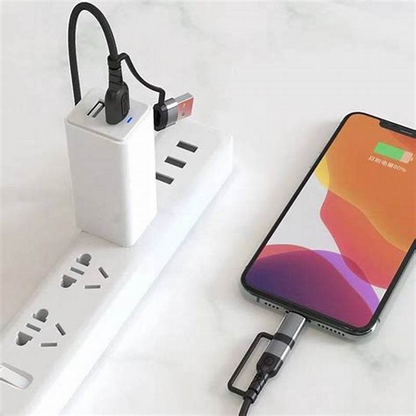 Cargador de Pared USB + Tipo C Dual  20W Vidvie QA21