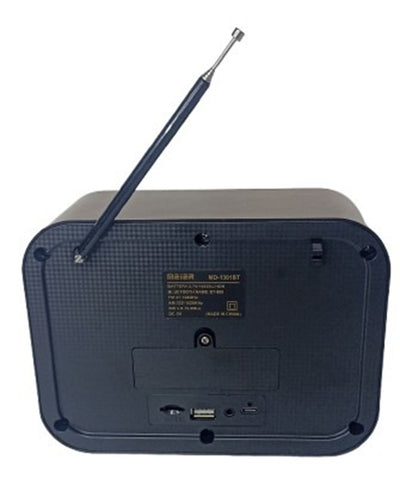 RADIO PARLANTE ANTIGUO ESTILO VINTAGE MD-1301BT - Tienvir